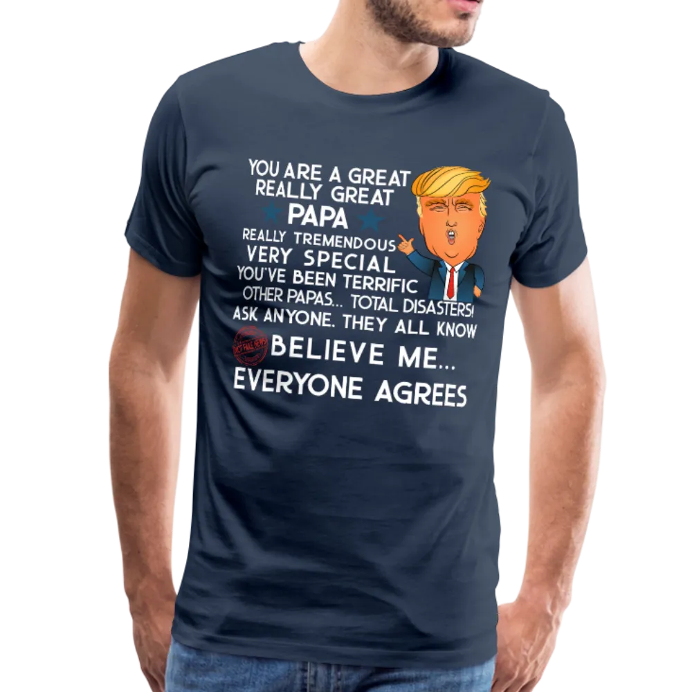 Papa Trump Men's Premium T-Shirt (CK1846)