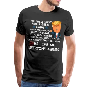 Papa Trump Men's Premium T-Shirt (CK1846)