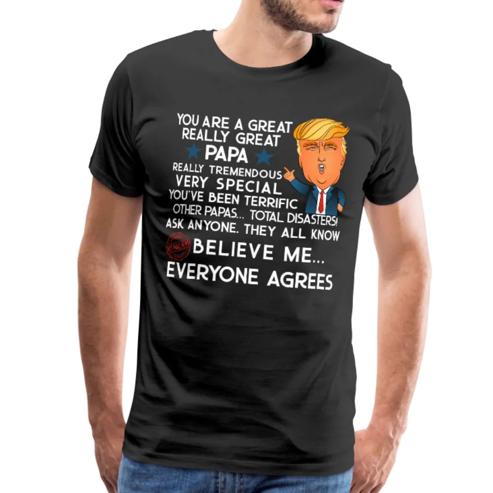 Papa Trump Men's Premium T-Shirt (CK1846)
