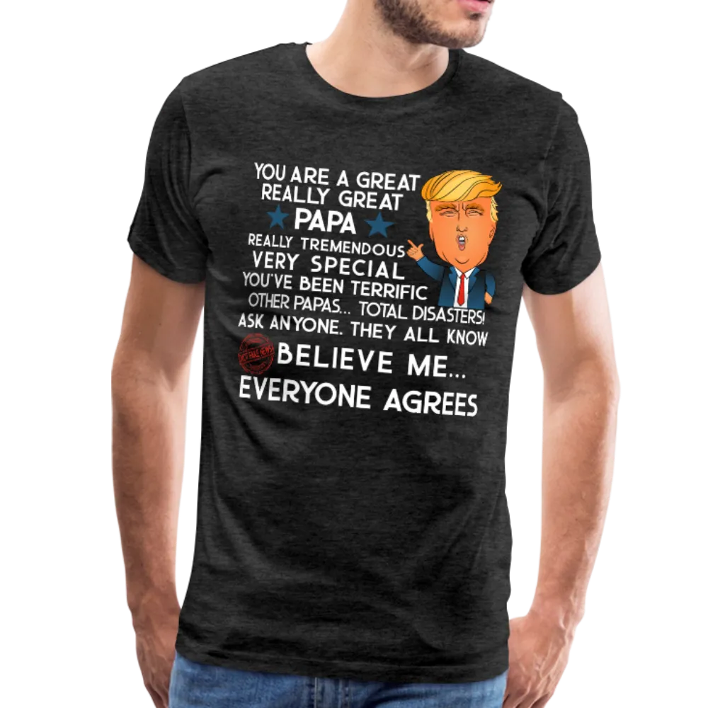 Papa Trump Men's Premium T-Shirt (CK1846)