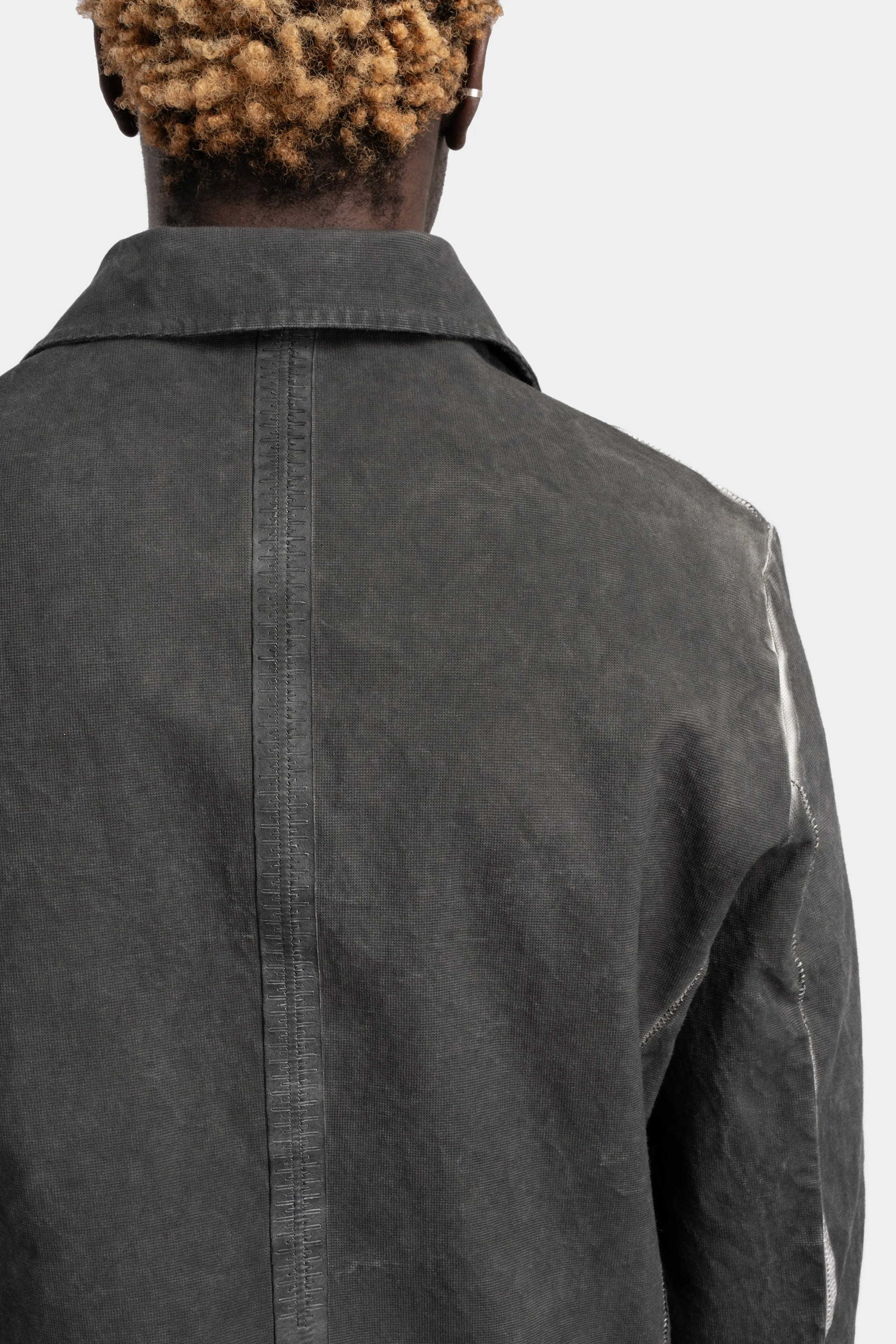 Patch pocket worker jacket, Plomb