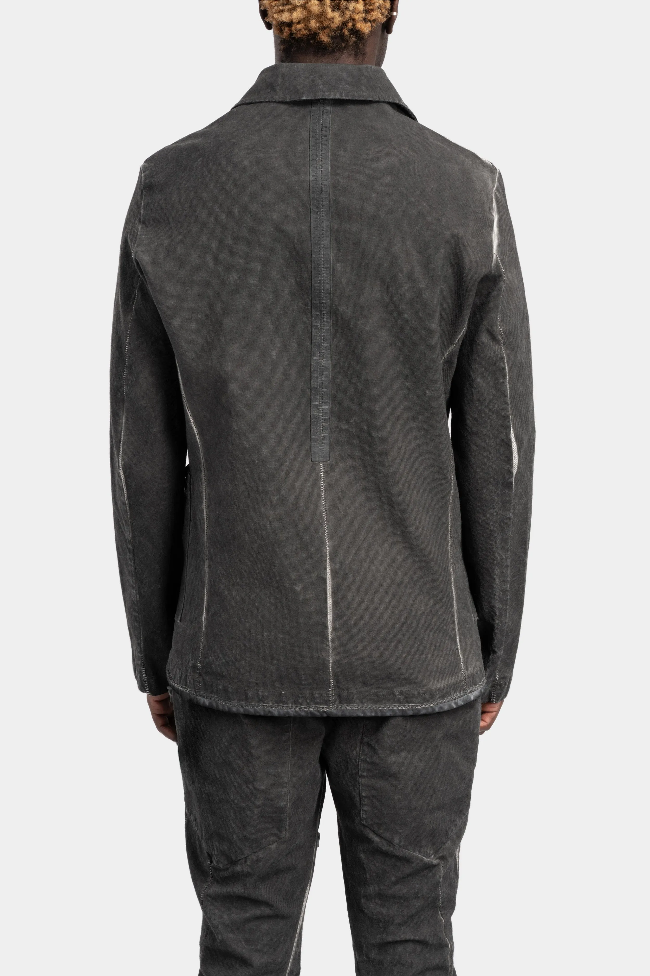 Patch pocket worker jacket, Plomb