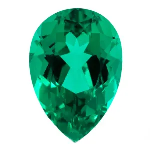 Pear FAB Lab-Grown Emerald Gems