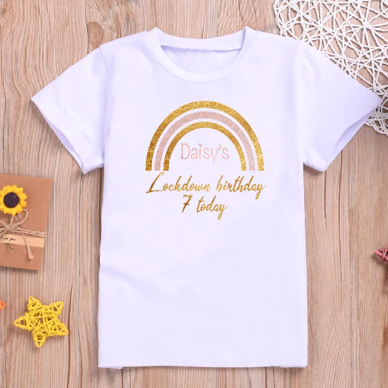 Personalised Lockdown Birthday T-shirt