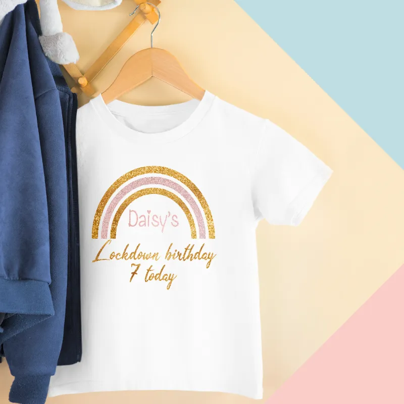 Personalised Lockdown Birthday T-shirt