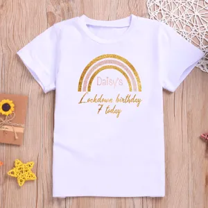 Personalised Lockdown Birthday T-shirt