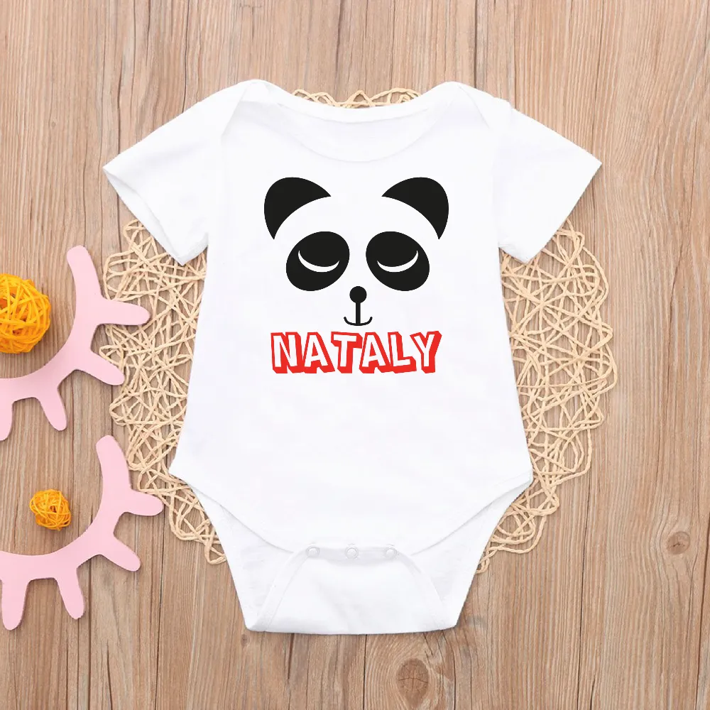 Personalised Panda Design T-shirt