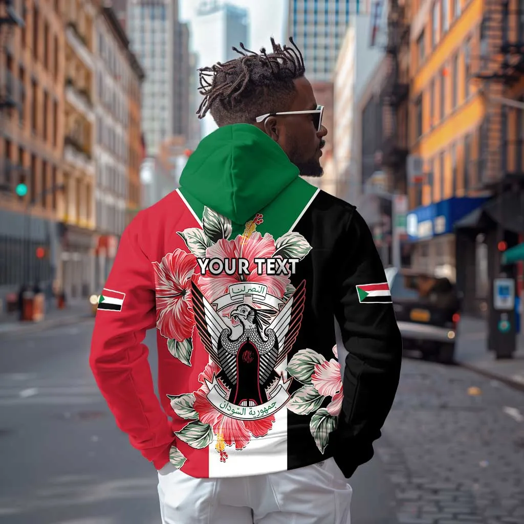 Personalized Afro Sudan Zip Hoodie Happy Independence Day LT15