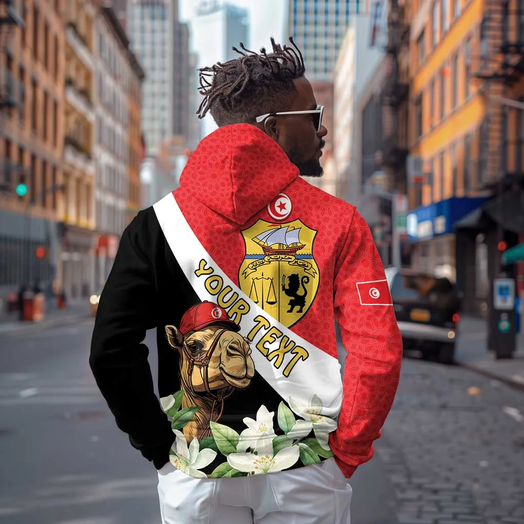 Personalized Afro Tunisia Zip Hoodie Camelus Dromedarius With Jasmine LT15