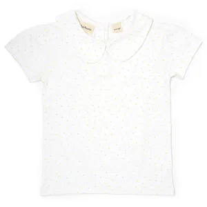 Peter Pan Short Sleeved T-Shirt - Yellow Spot
