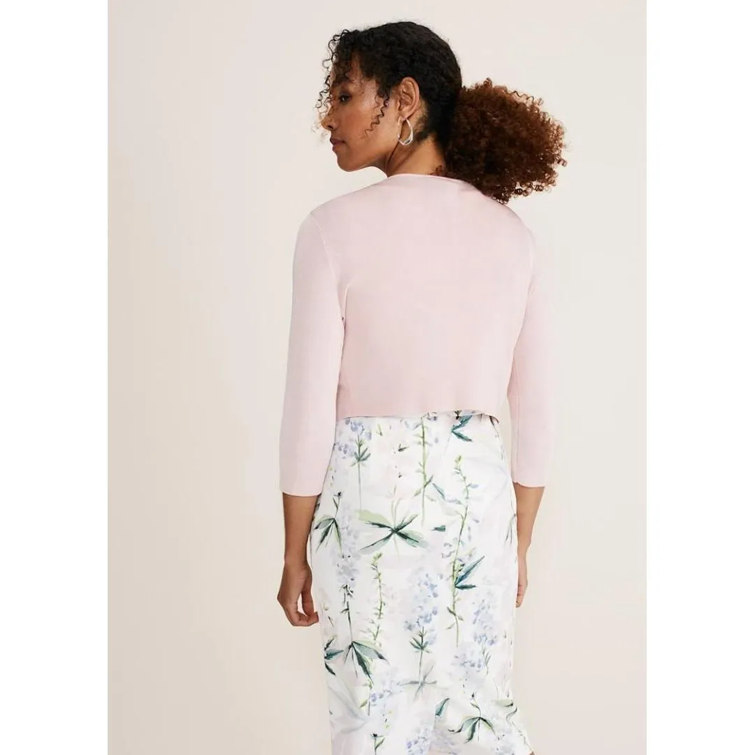 Phase Eight Salma Lightweight Knitted Jacket - Antique Rose