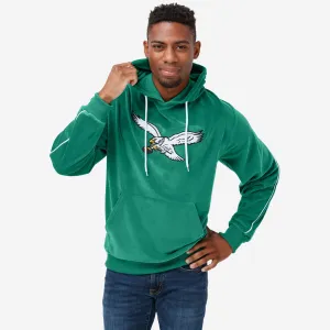 Philadelphia Eagles Kelly Green Velour Hooded Sweatshirt