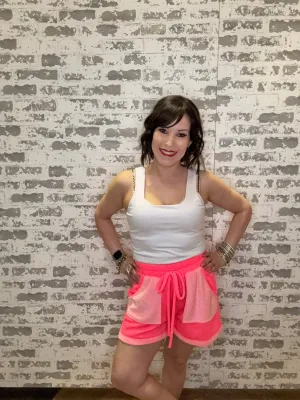Pink Lightning Shorts