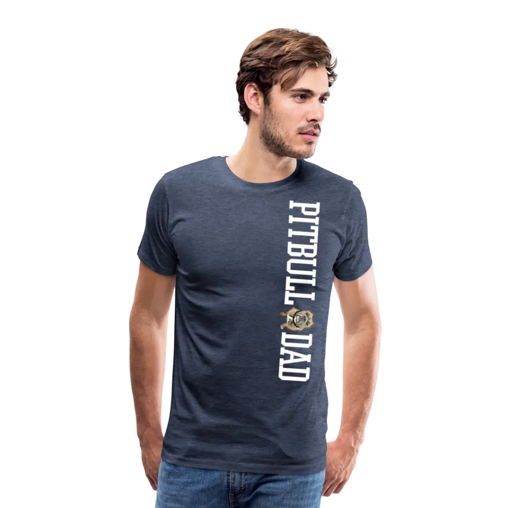 Pitbull Dad Men's Premium T-Shirt (MM82)