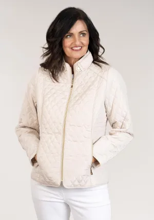 Plain Short Jacket - Cream