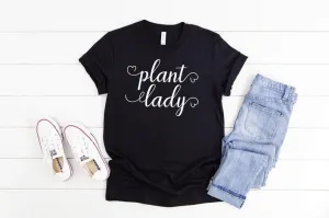 Plant Lady Shirt Women Gardening T-Shirt Crazy Plant Lady Tshirt