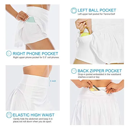Pleated Tennis Skirt with Pockets