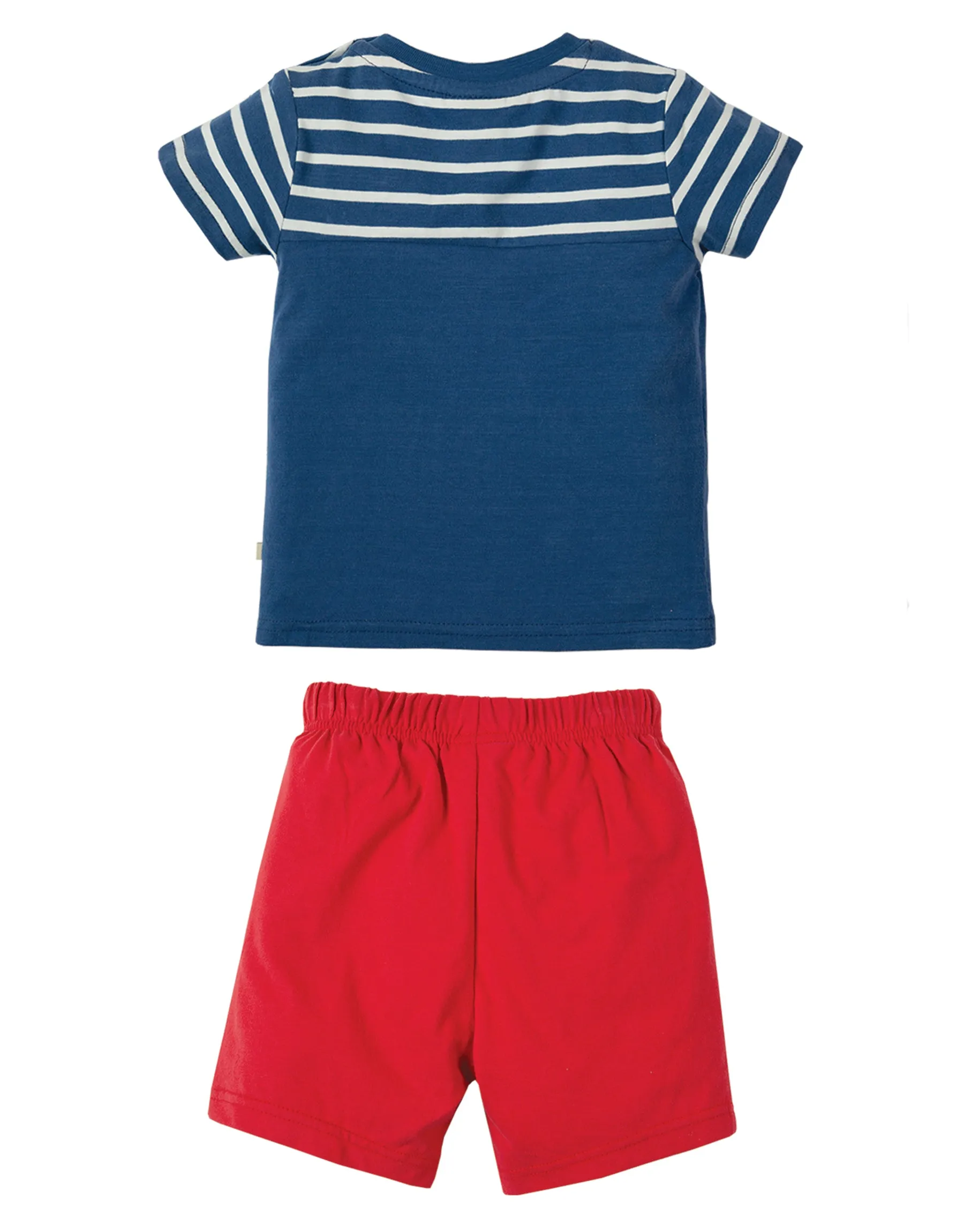 Porthleven Outfit - Marine Blue Breton/Turtle
