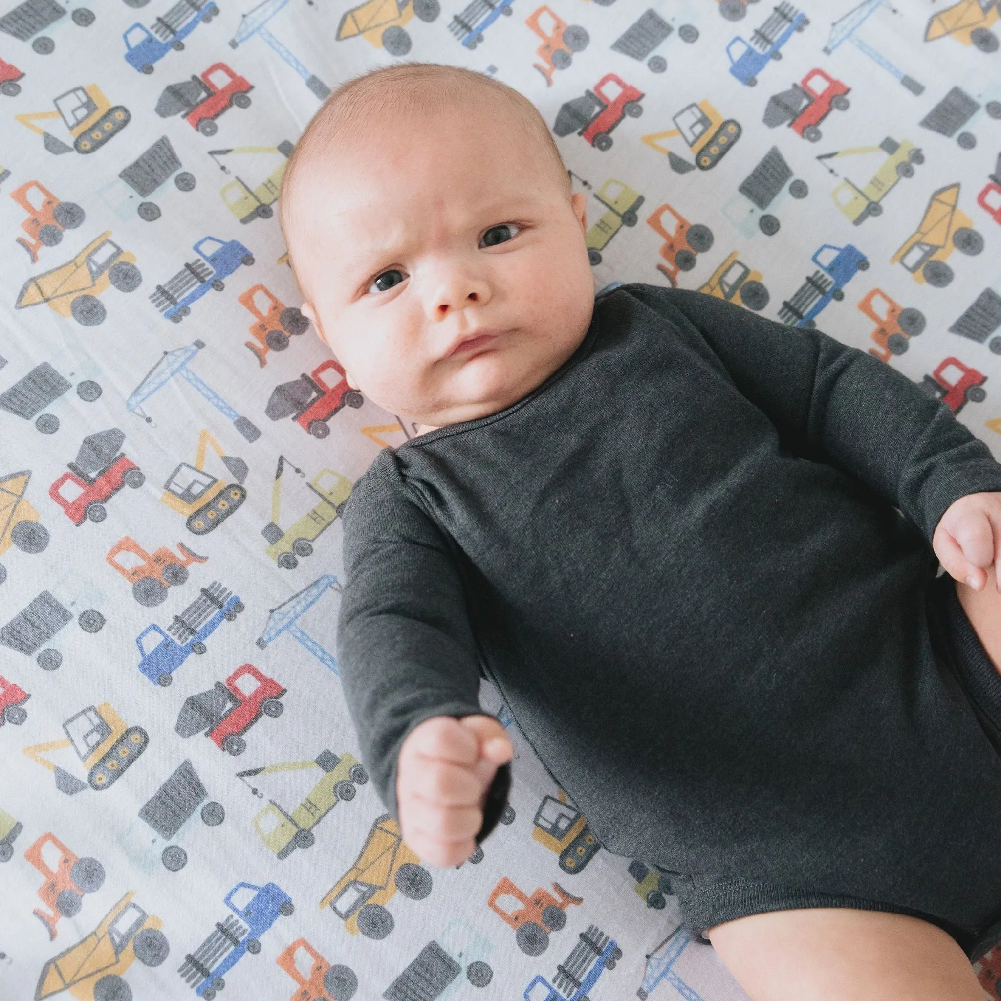 Premium Knit Fitted Crib Sheet - Diesel