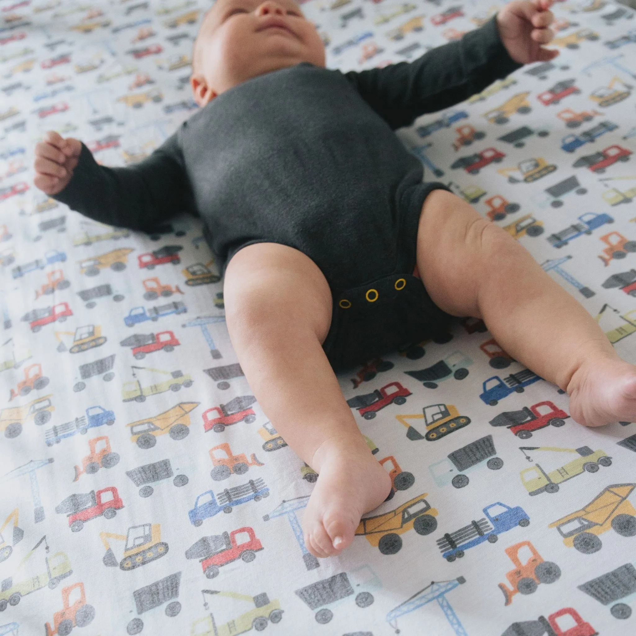 Premium Knit Fitted Crib Sheet - Diesel