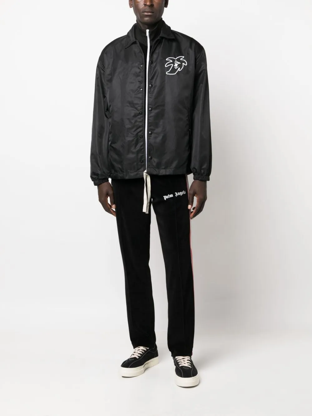 Printed coach jacket