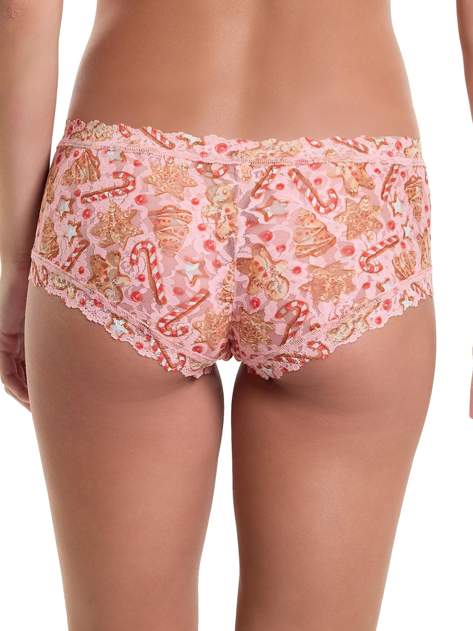 Printed Signature Lace® Boyshort Gingerbread Sale