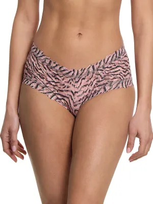 Printed Signature Lace® Boyshort Offbeat Neutral Sale