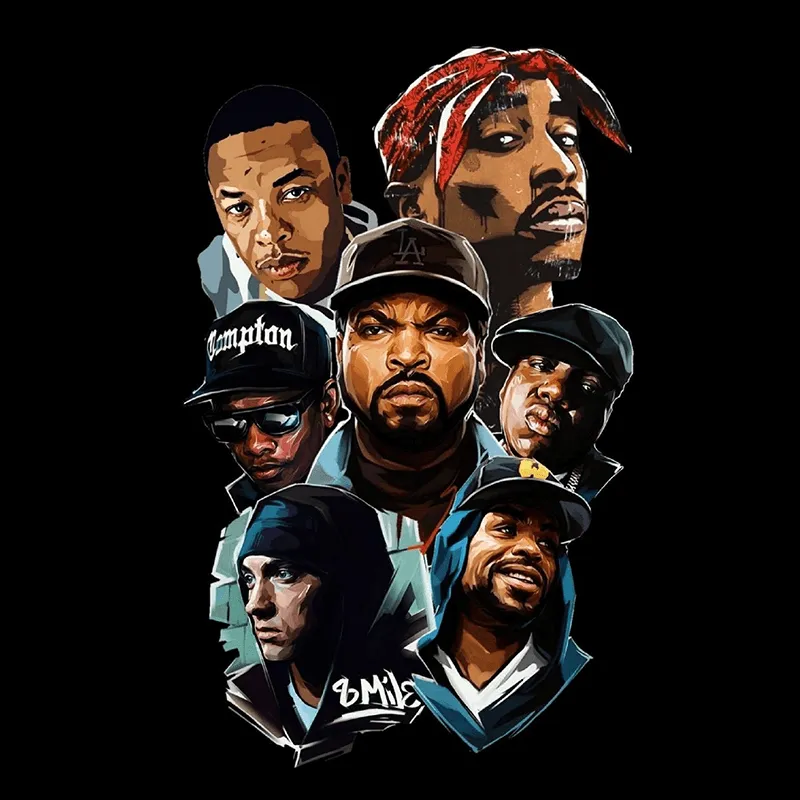 Pro Club Group Rapper Digital printed Tee