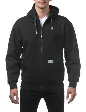 Pro Club Heavyweight Full Zip Fleece Hoodie - BLACK
