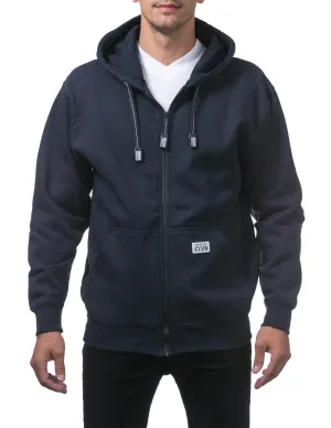 Pro Club Heavyweight Full Zip Fleece Hoodie - NAVY