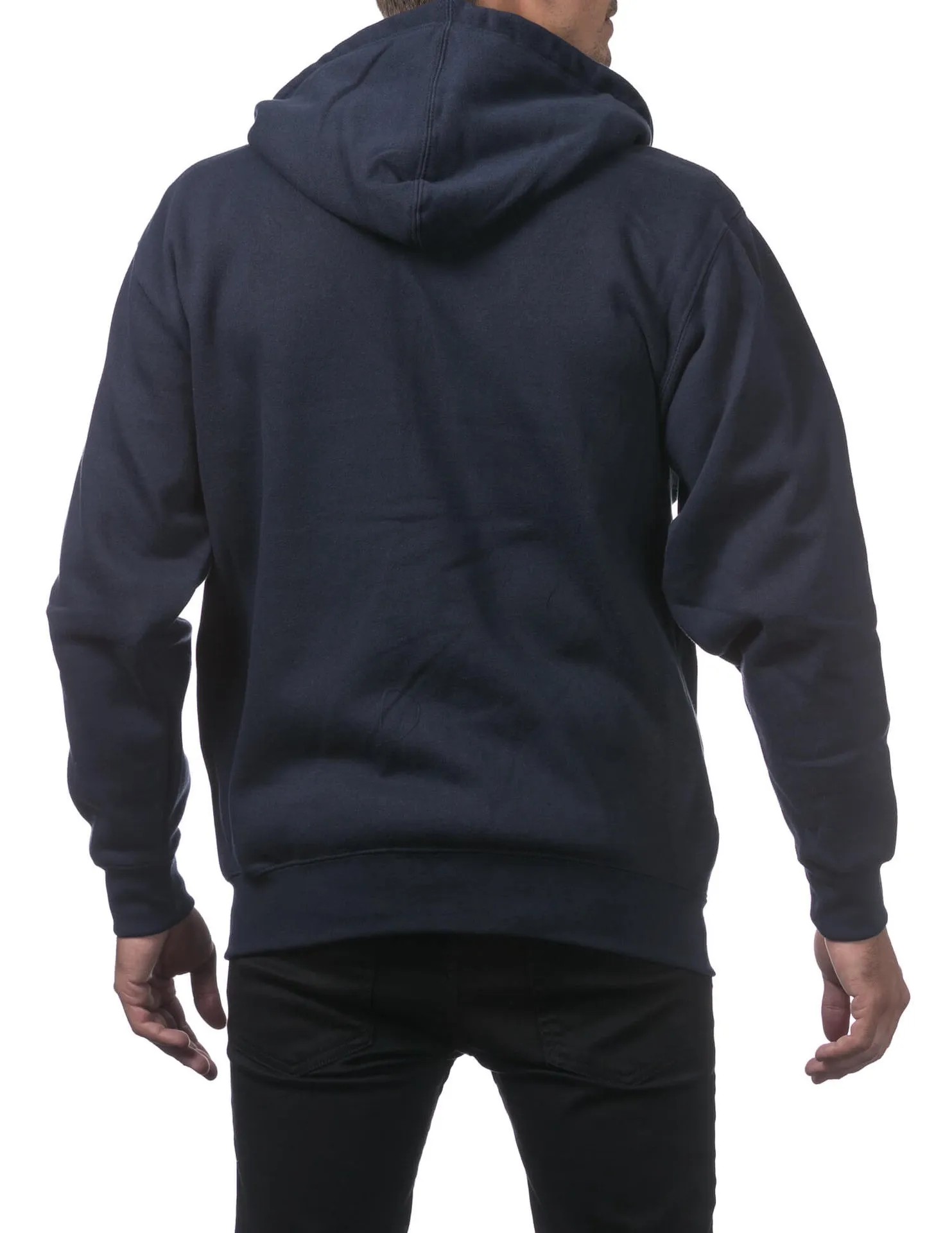 Pro Club Heavyweight Full Zip Fleece Hoodie - NAVY