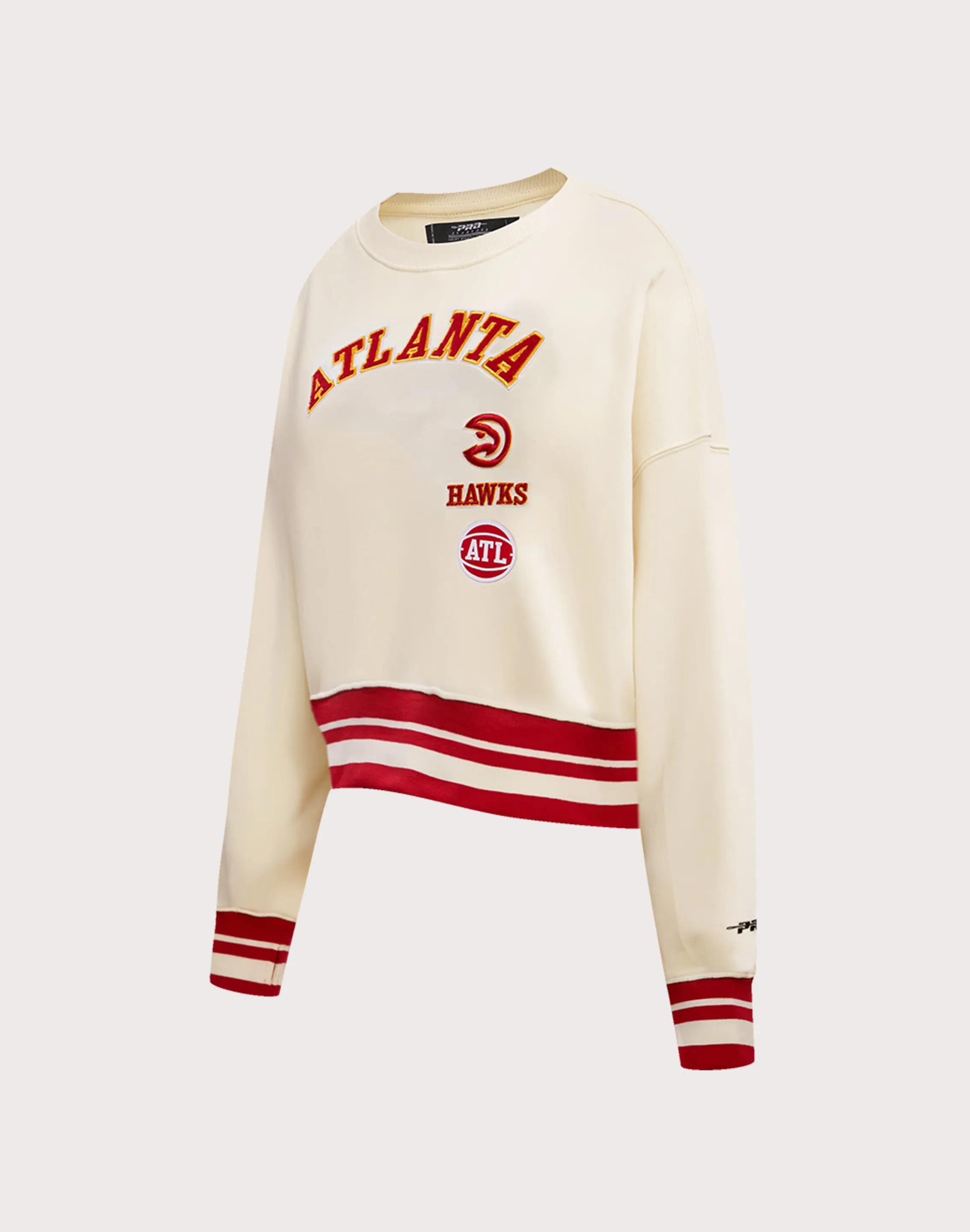 Pro Standard Atlanta Hawks Retro Classic Rib Crewneck