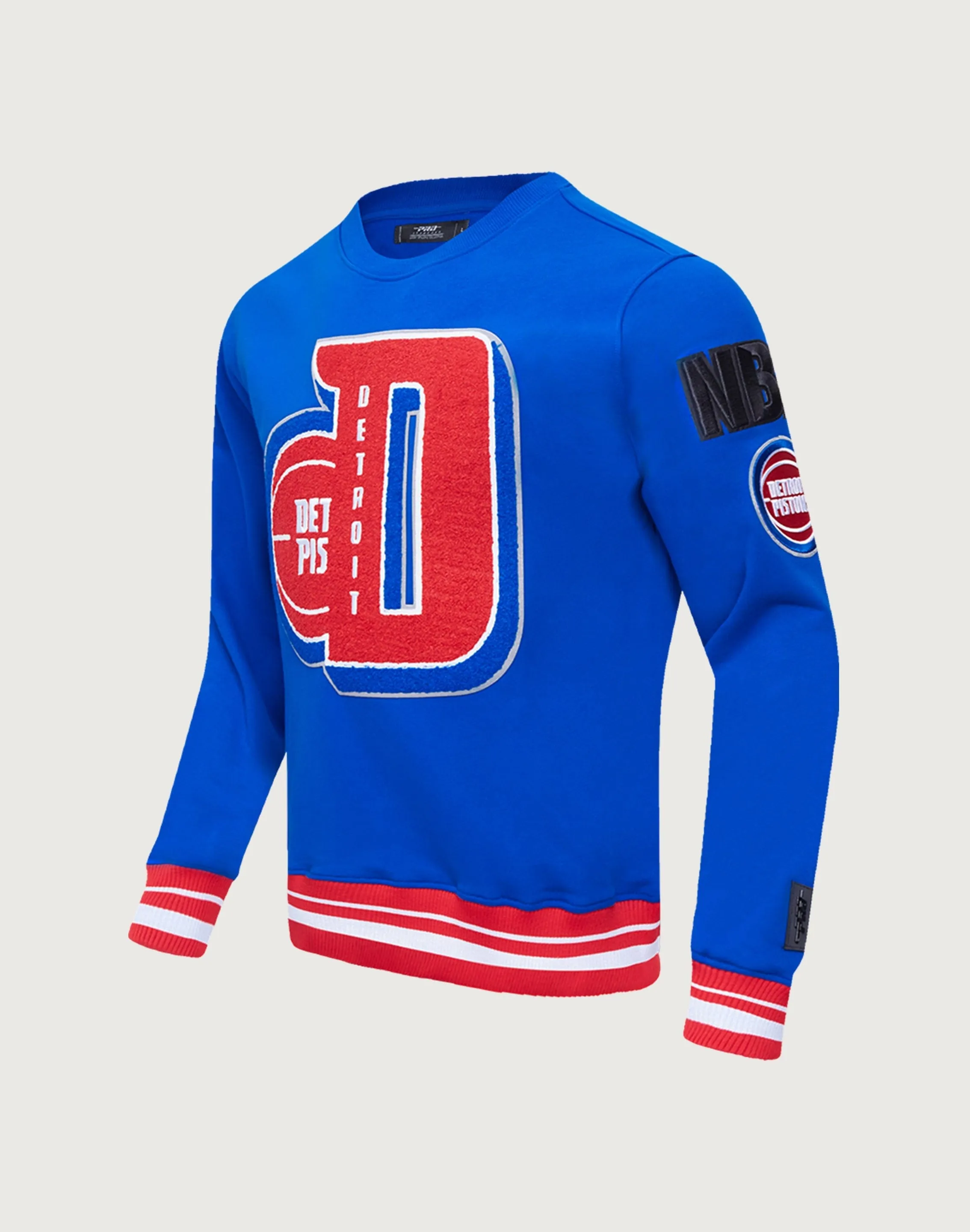 Pro Standard Detroit Pistons Mashup Rib Crewneck