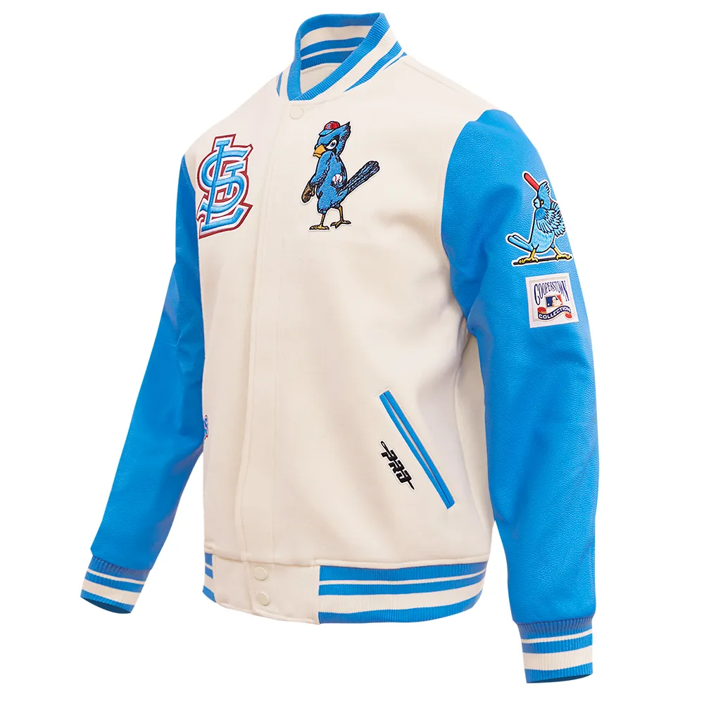 Pro Standard ST. LOUIS CARDINALS RETRO CLASSIC RIB WOOL VARSITY JACKET)