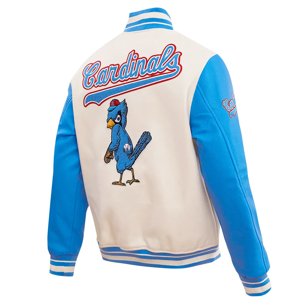 Pro Standard ST. LOUIS CARDINALS RETRO CLASSIC RIB WOOL VARSITY JACKET)