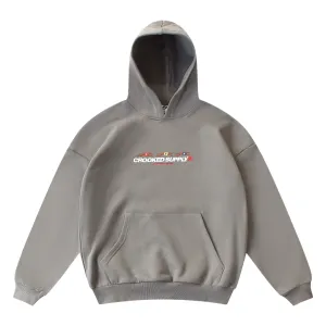 Punters Club Hoodie - Stone (Embroidered Logo)