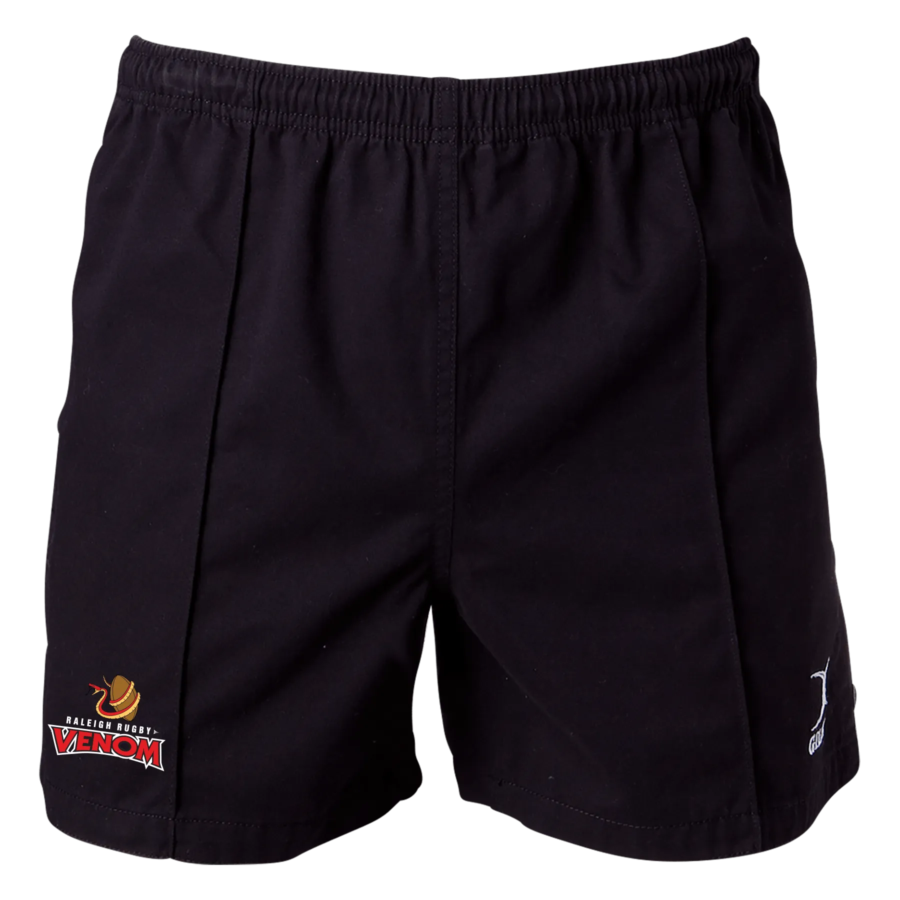 Raleigh Rugby Venom Gilbert Black Kiwi Pro Youth Rugby Shorts