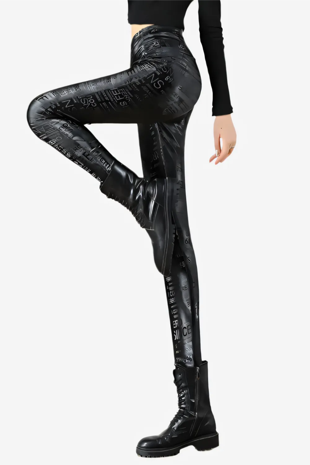 Rebel Script Fleece Leggings