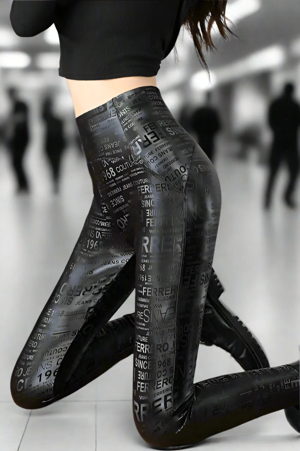 Rebel Script Fleece Leggings