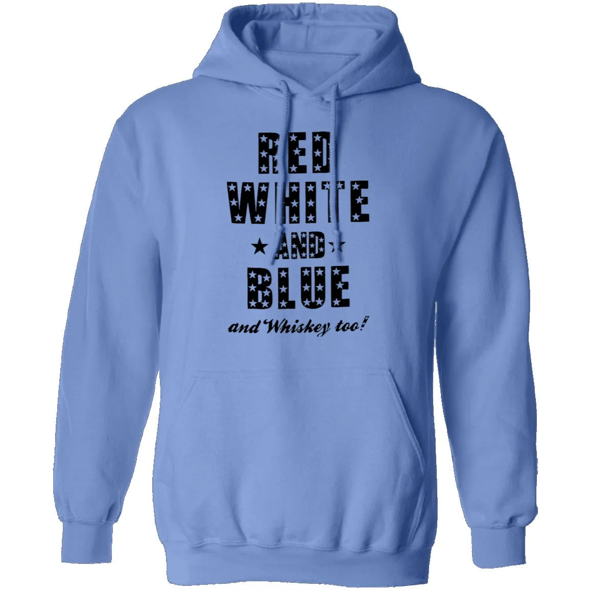 Red White And Blue And Whiskey Too T-Shirt