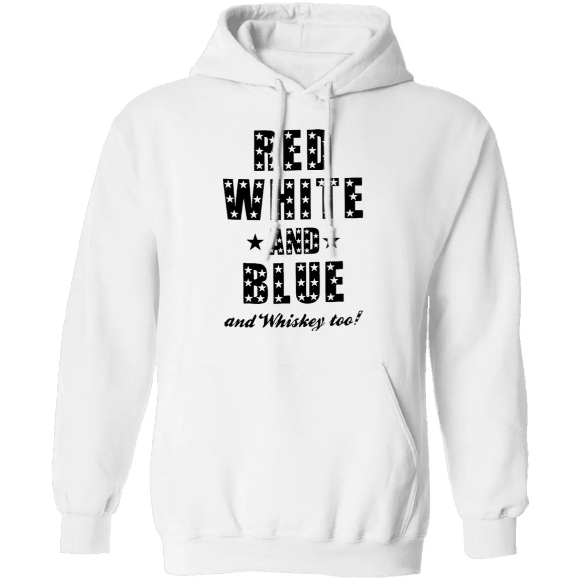 Red White And Blue And Whiskey Too T-Shirt