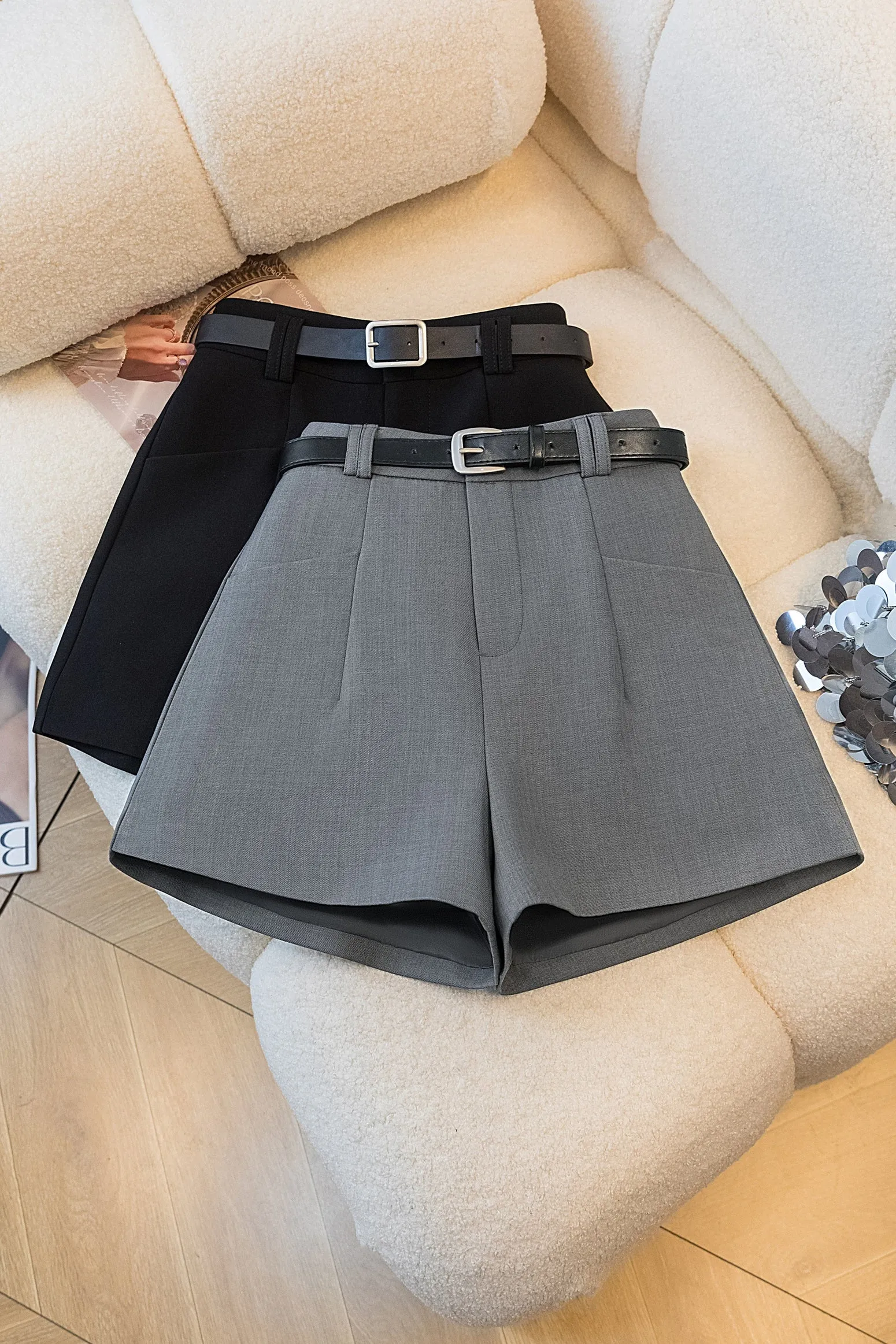 Relaxed Fit Chino Shorts for Women Perfect for Casual Outings