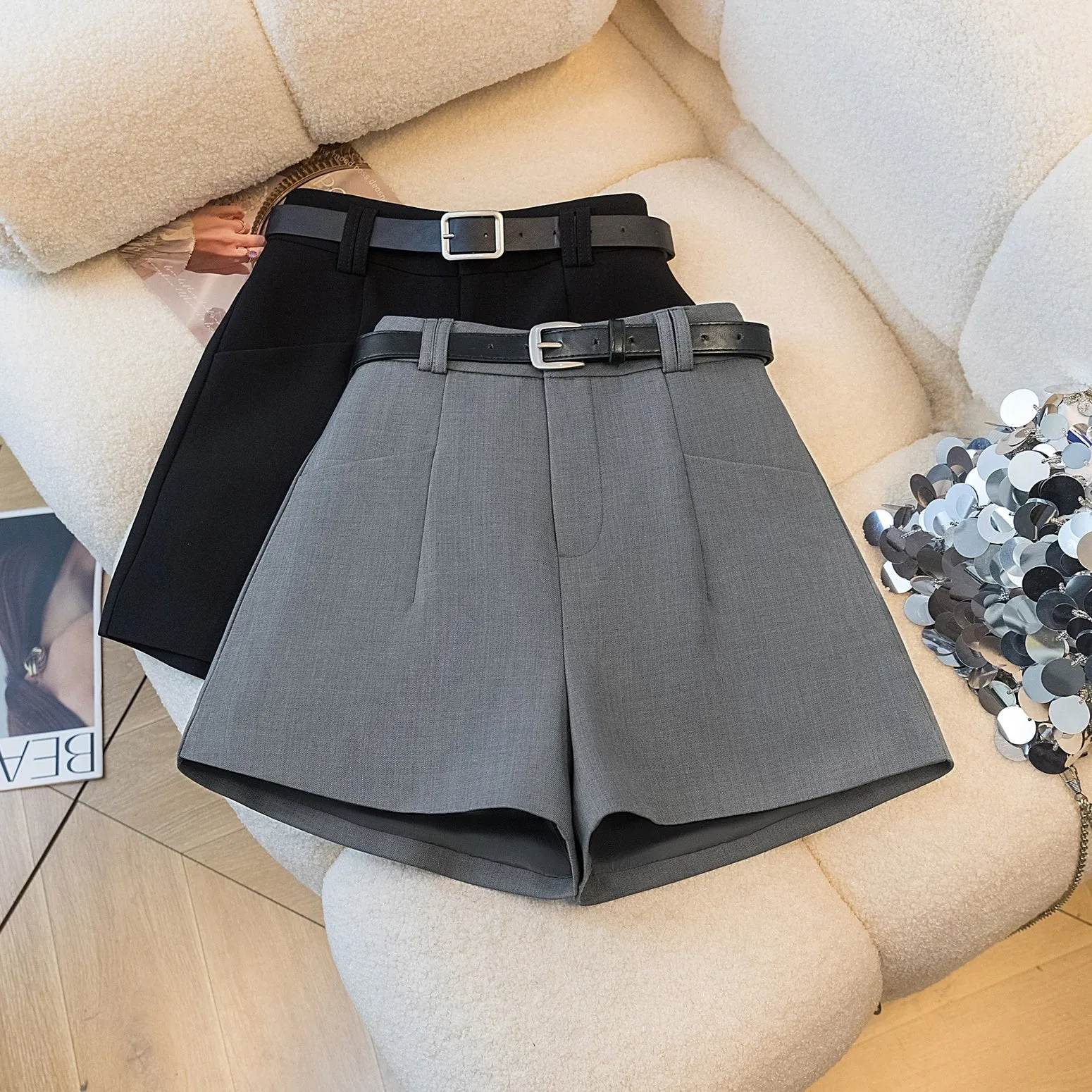 Relaxed Fit Chino Shorts for Women Perfect for Casual Outings