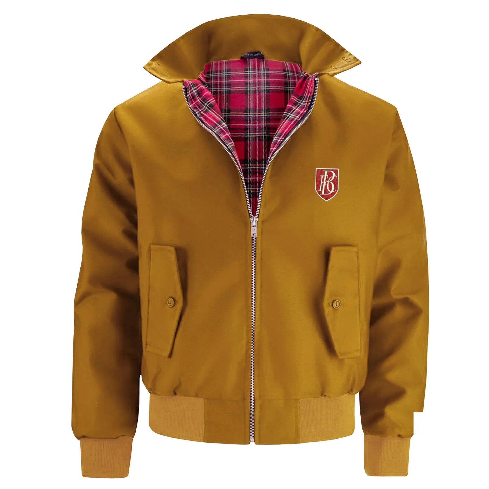 Retro Blackpool 1908 Embroidered Classic Harrington Jacket