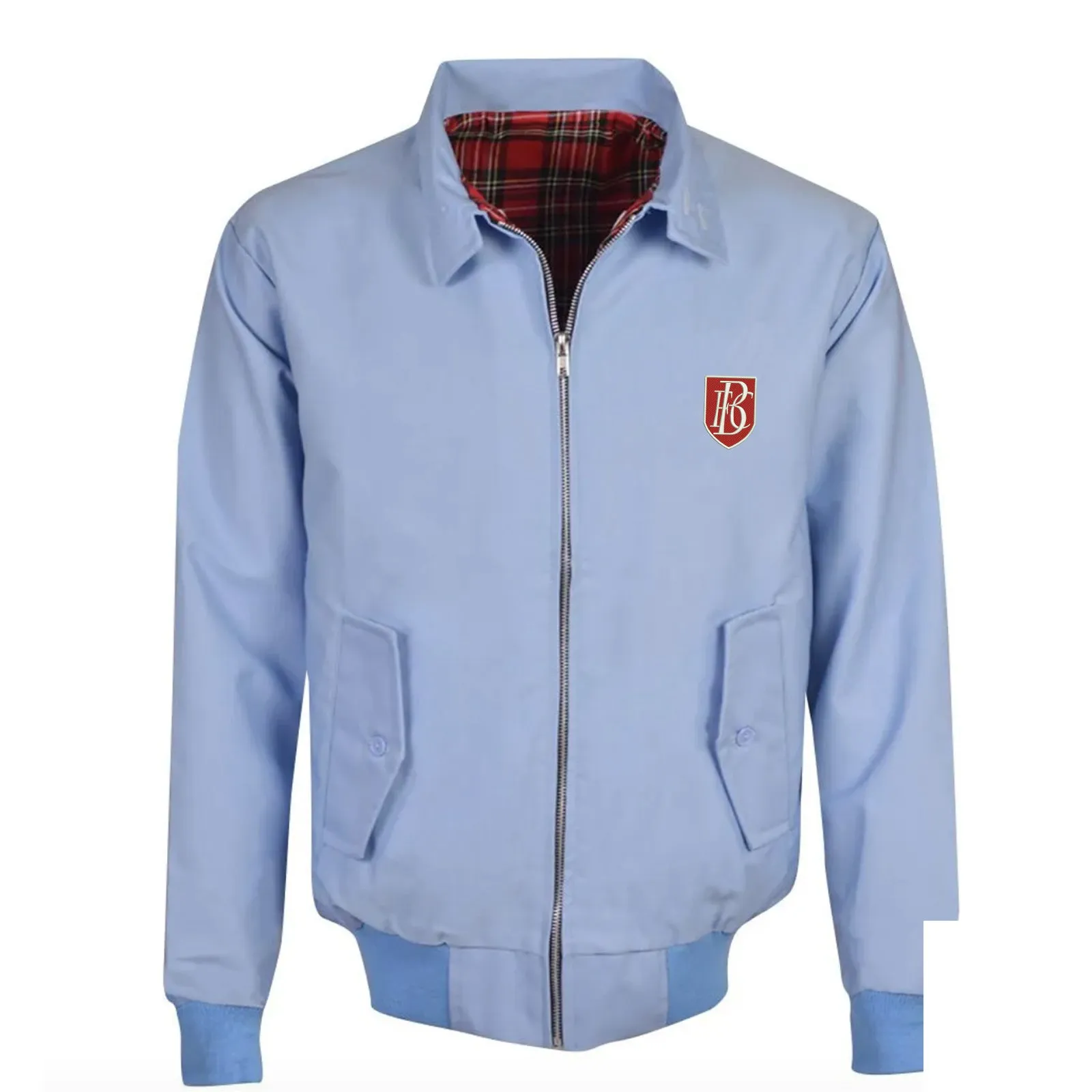 Retro Blackpool 1908 Embroidered Classic Harrington Jacket