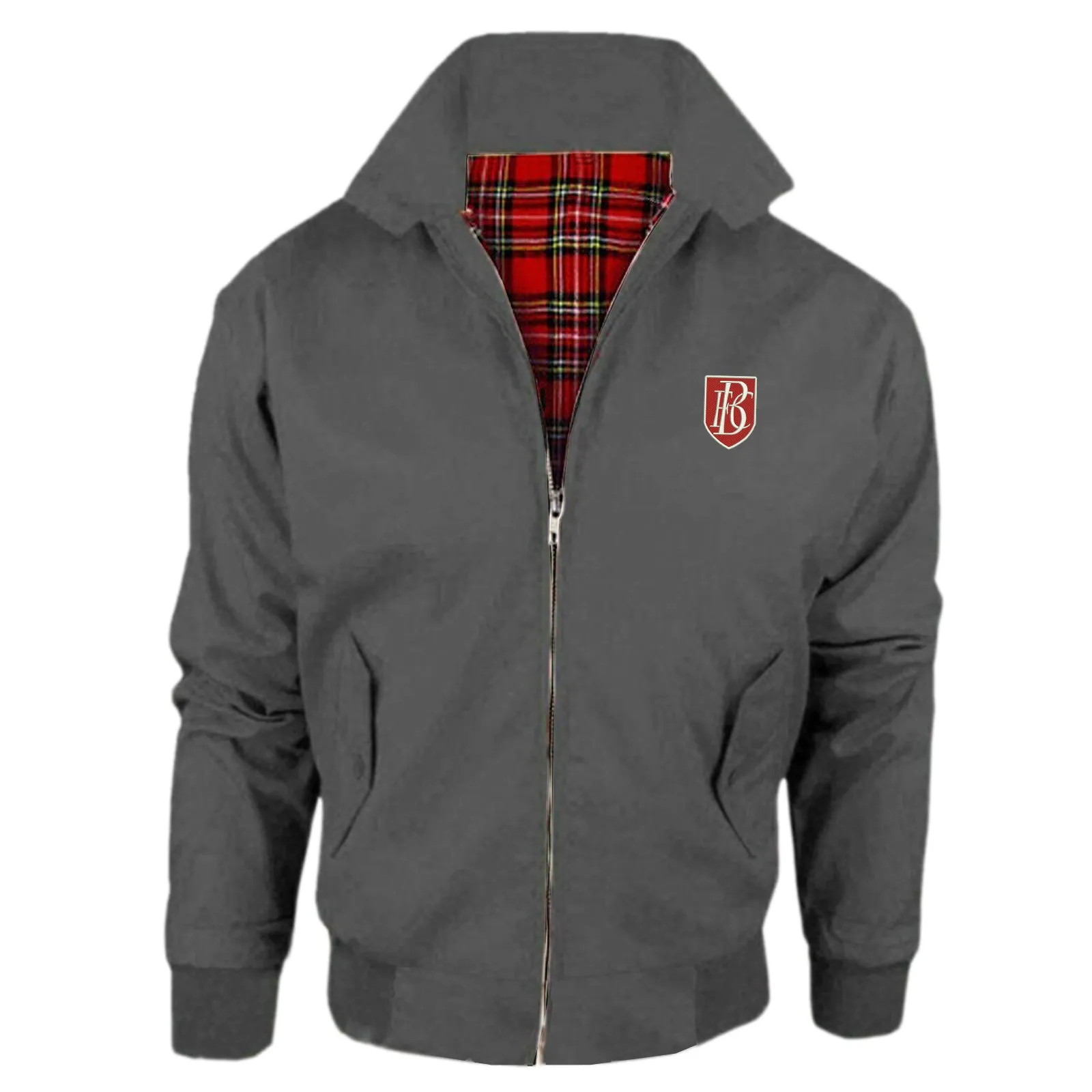 Retro Blackpool 1908 Embroidered Classic Harrington Jacket