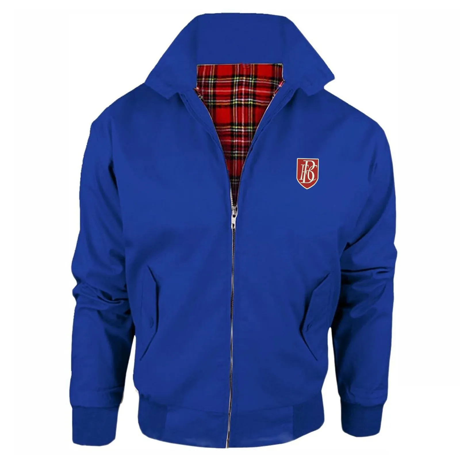 Retro Blackpool 1908 Embroidered Classic Harrington Jacket