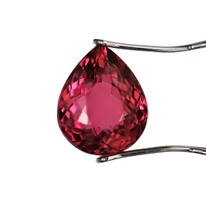 Rubellite Tourmaline, 5.24ct Pear Cut