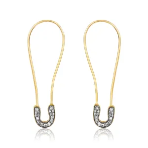 Safety Pin Earrings