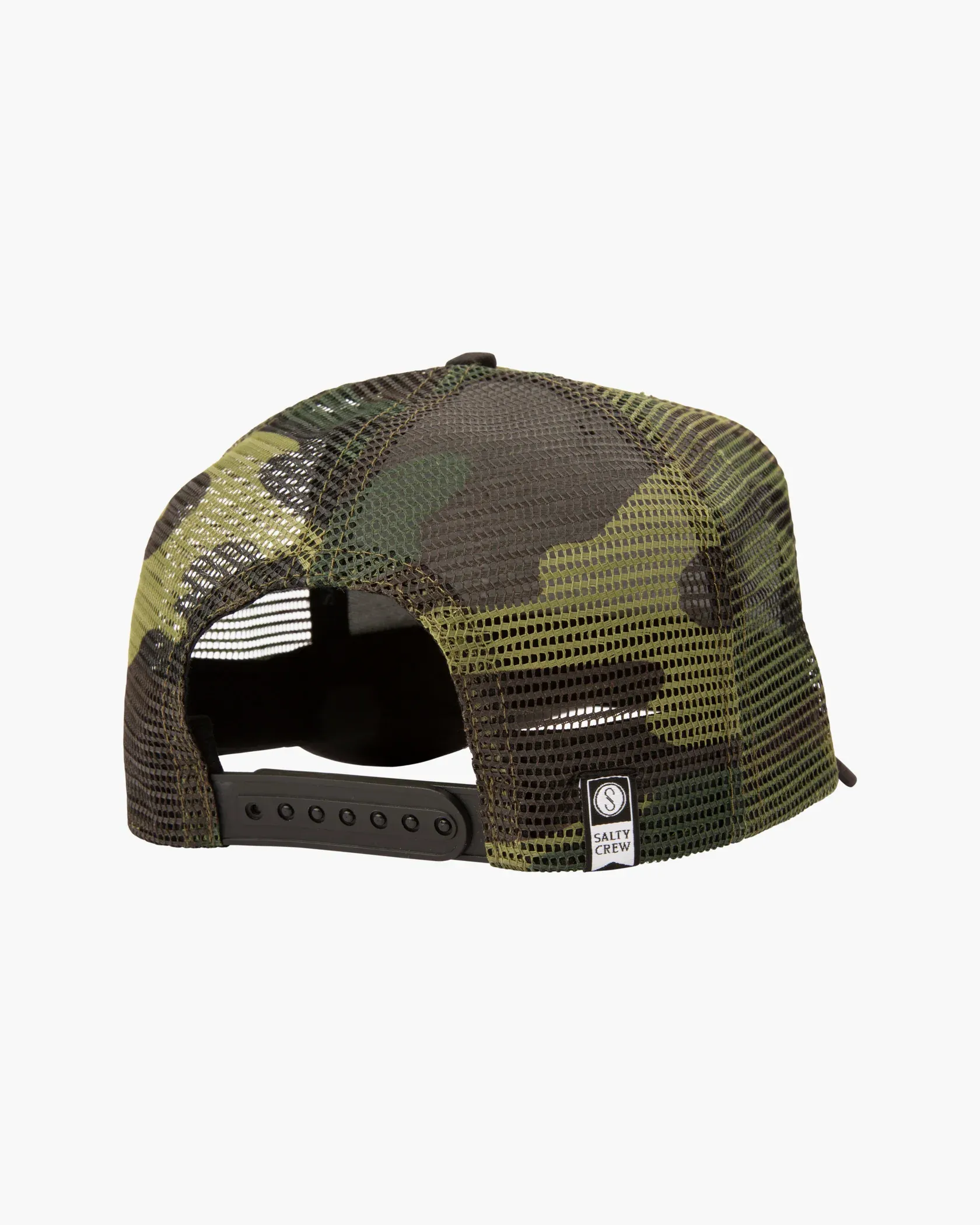 Salty Crew Mens Bigmouth Trucker Hat - Black/Camo